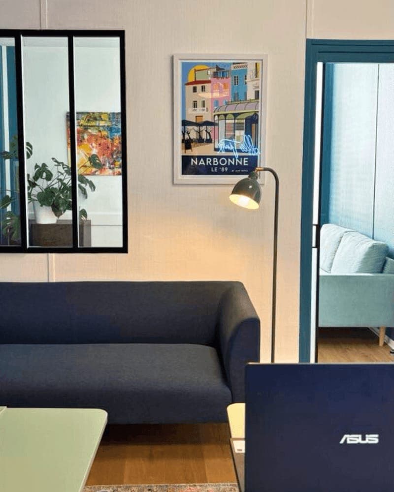 Espace détente coworking Les Barques Narbonne